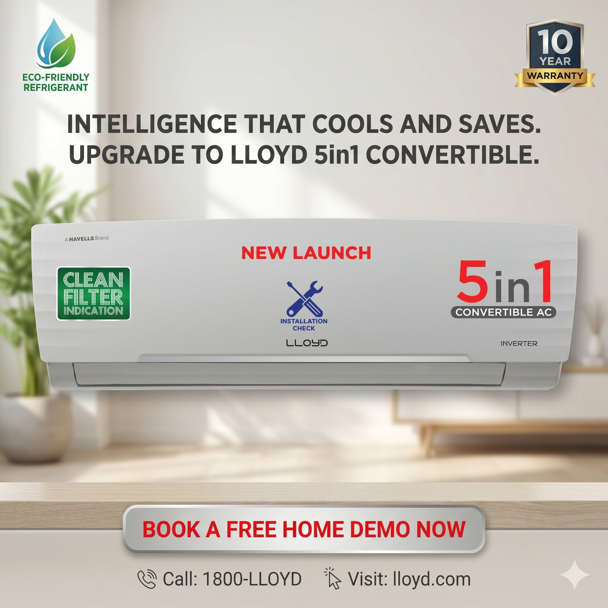 Lloyd 5-in-1 Convertible AC